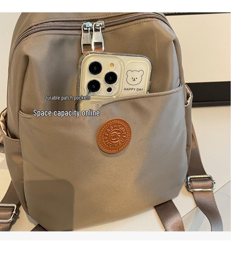 Korean Style Waterproof Nylon Backpack for Women - Large Capacity Commuter and Mummy Bag