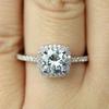 Classics 925 Sterling Silver Rings for Women Elegant Round Cut CZ Zircon Engagement Ring Wedding Jewelry Gifts