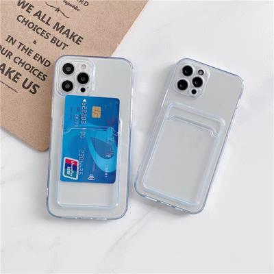 Can Put Picture Transparent Phone Case For Samsung Galaxy A30 A30S A31 A32 A33 A34 A35 Clear Silicone Wallet Card Holder Case