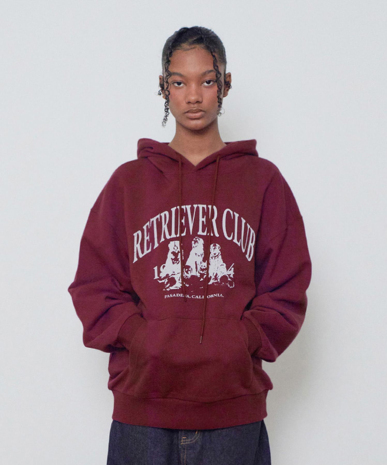 Retriever Club Retriever Friends Hoodie [Burgundy] Burgundy/M(Non-Gimo)