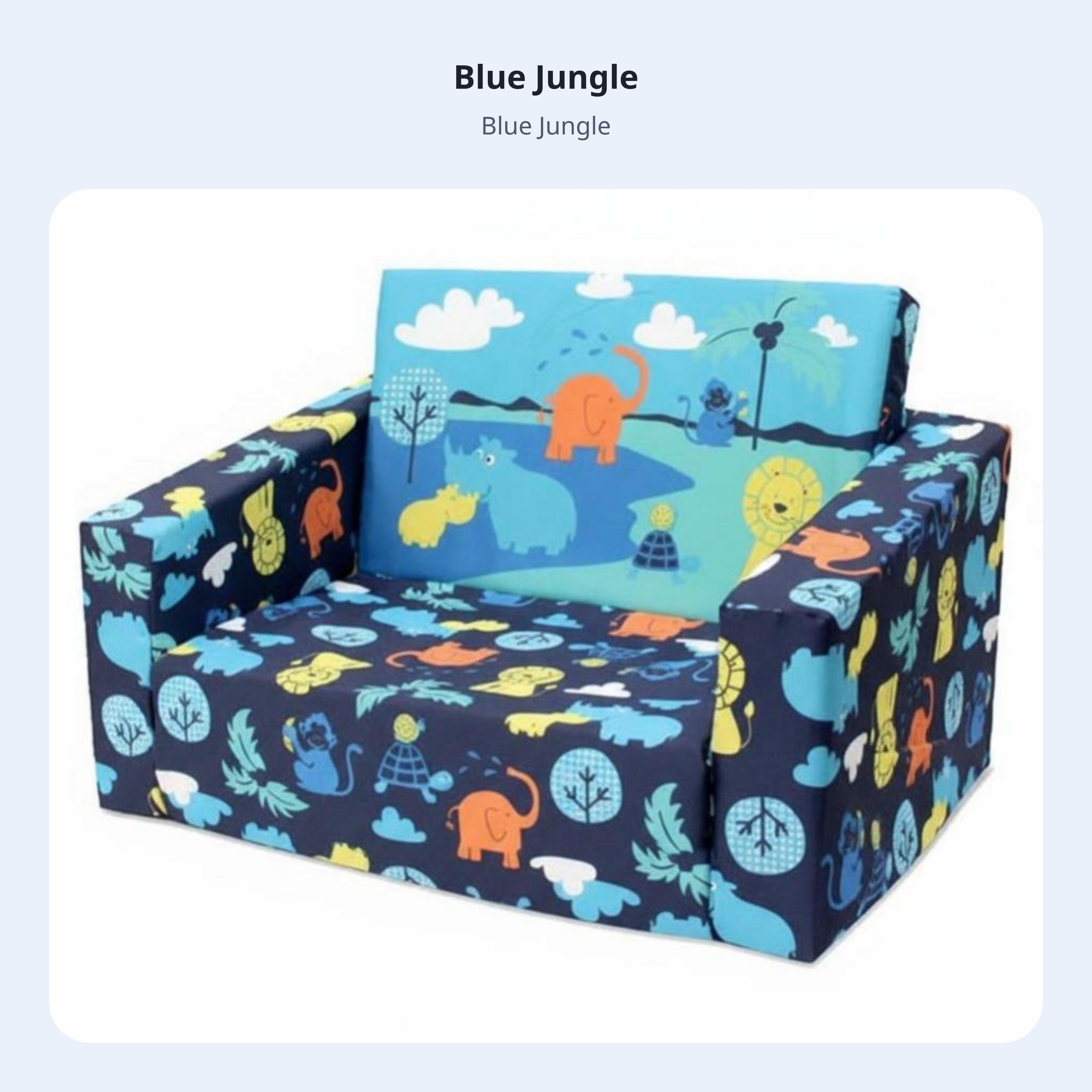 Kids Foldable Sofa Bed Flip Open