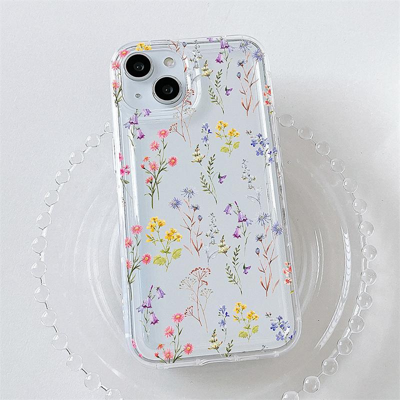 Flower Branch Case for Samsung Galaxy A55 A15 A53 A52S A14 A54 S24 S23 Ultra S22 Plus S21 S20 FE Airbag Shockproof Phone Cover
