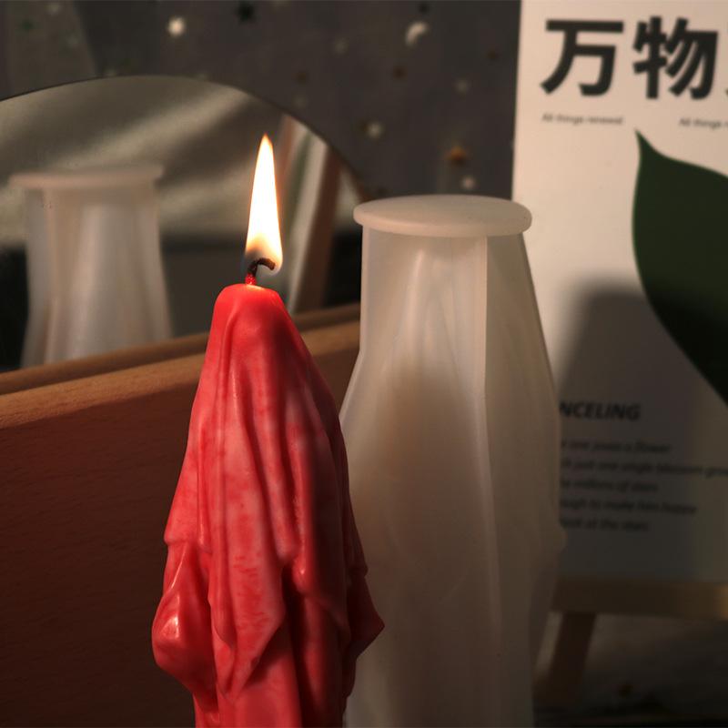 Wizard Scented Candle Molds for Candle Making Supplies DIY Plaster Gypsum Silicone Epoxy Resin Mold Decoration
