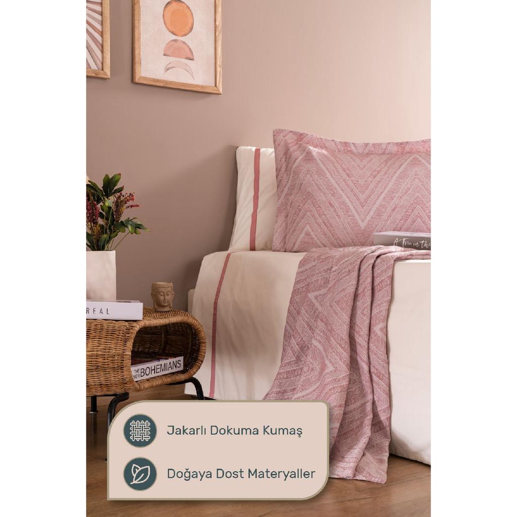 Ada Double Bed Cover Set Navy Blue Daily Multi -purpose Pike Cover Set - Stylish Box And Package