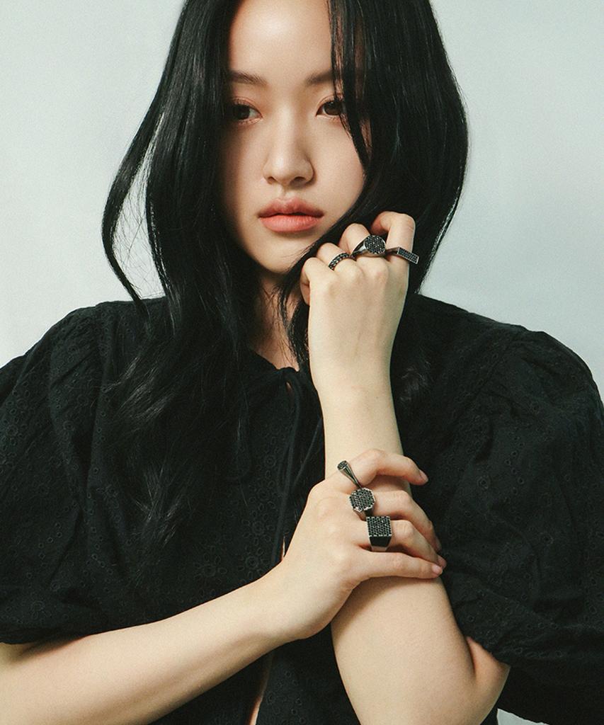 Smgt Signet Series Flat Ring #5 [Black]