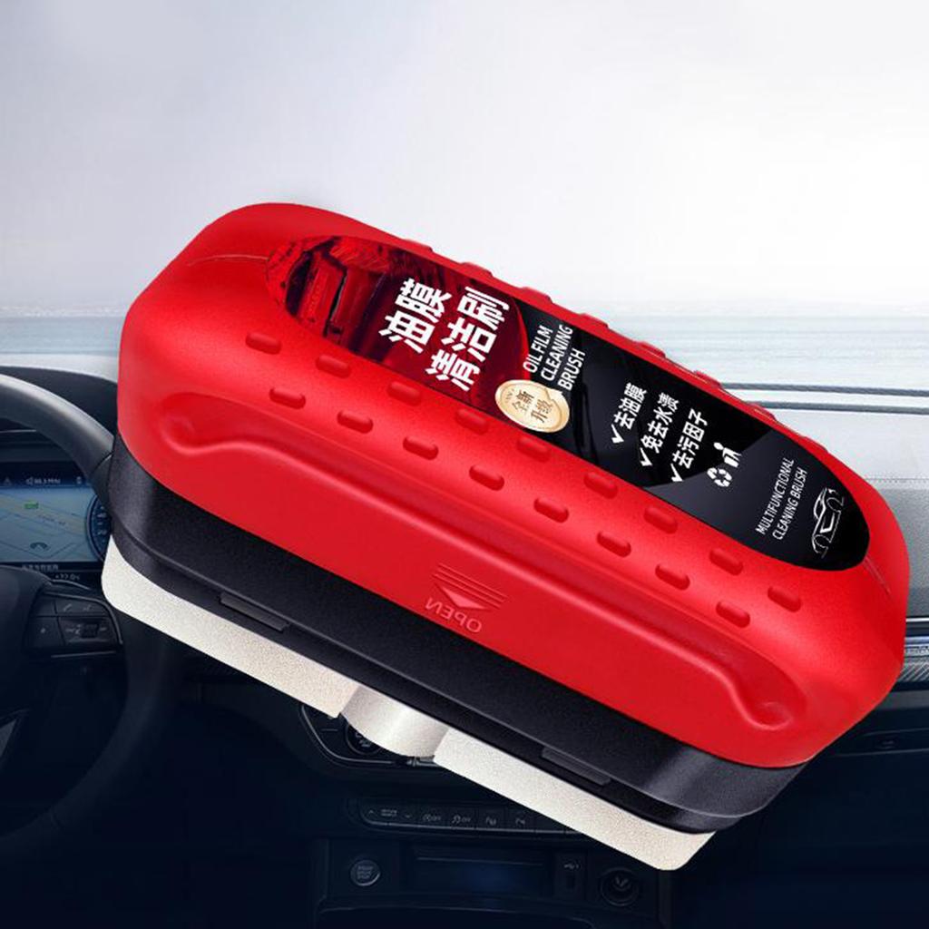 High Efficiency Glass Oil Film Remover Automotive Glass Cleaner Oil Film Cleaning for Clear Windshield Night Driving