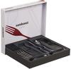Sambonet Leaf Cutlery Set, Polished, Monobloc, 18/10 Stainless Steel, 24 Pcs (52163-81)