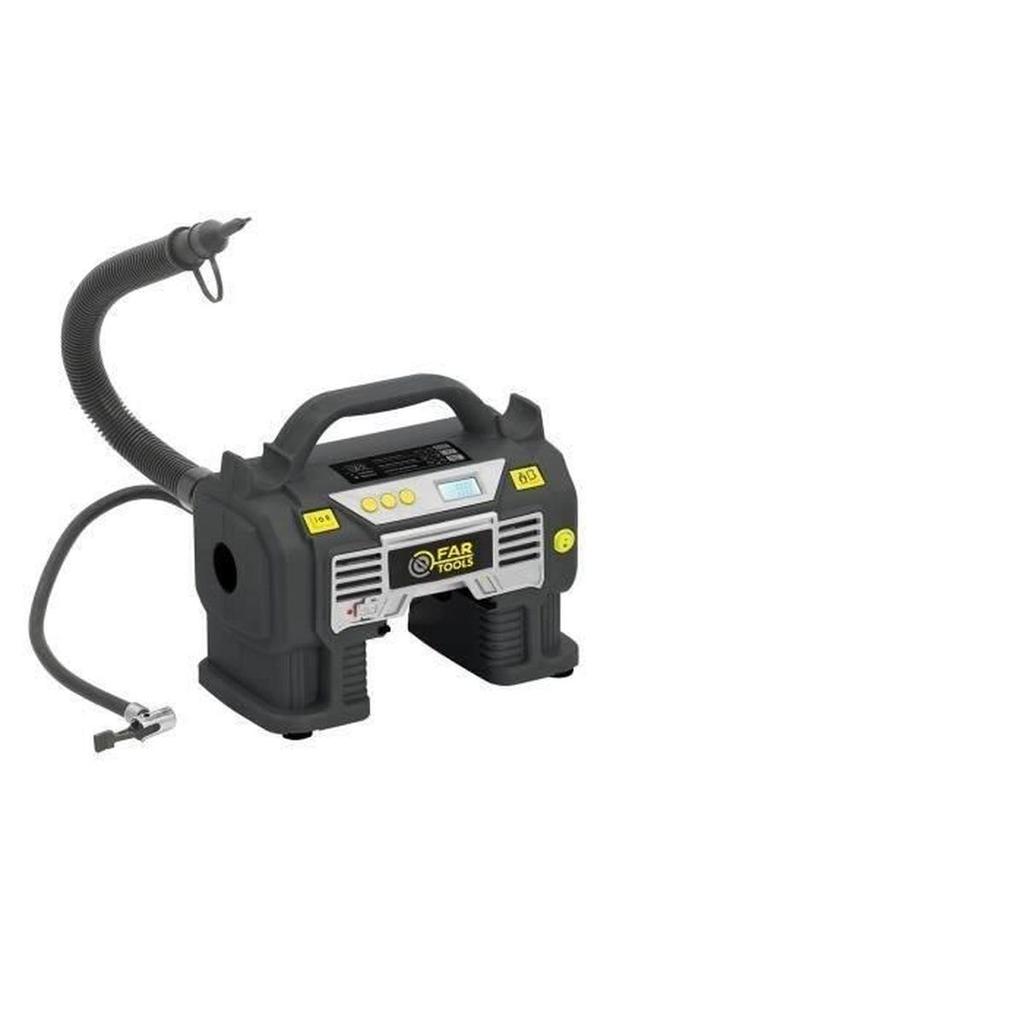 Gonfleur compresseur - FARTOOLS - 18V - 1100KPA - 11Bar - écran digital - indicateur de pression