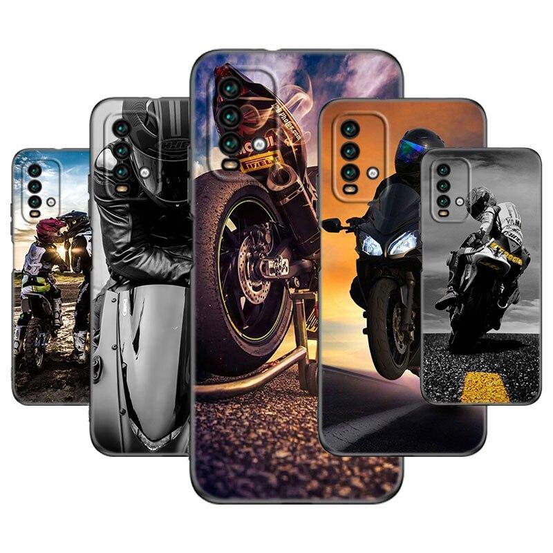 

Чехол для телефона Moto Cross Motorcycle Sports для Xiaomi Redmi Note 11 10 9 8 Pro 11T 5G 11S 10S 10T 9S 9T 9i 9C 9A 8T 8A, мягкий чехол