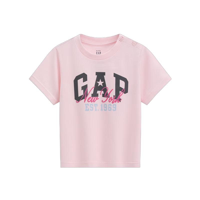 GAP Girls  Toddler Bear Print Logo Short Sleeve T-Shirt 110/56