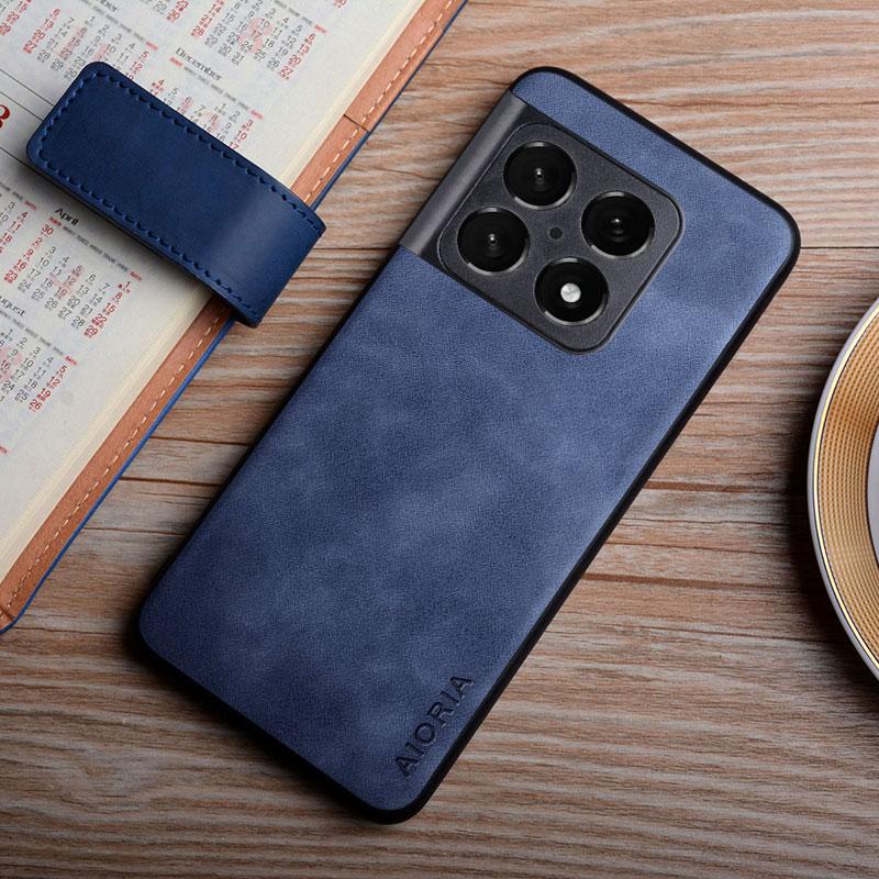 Hülle für OnePlus 10 Pro 10T Coque, seidiges Gefühl, Fingerabdruck-sichere, robuste Lederhülle für OnePlus 10t Hülle Funda