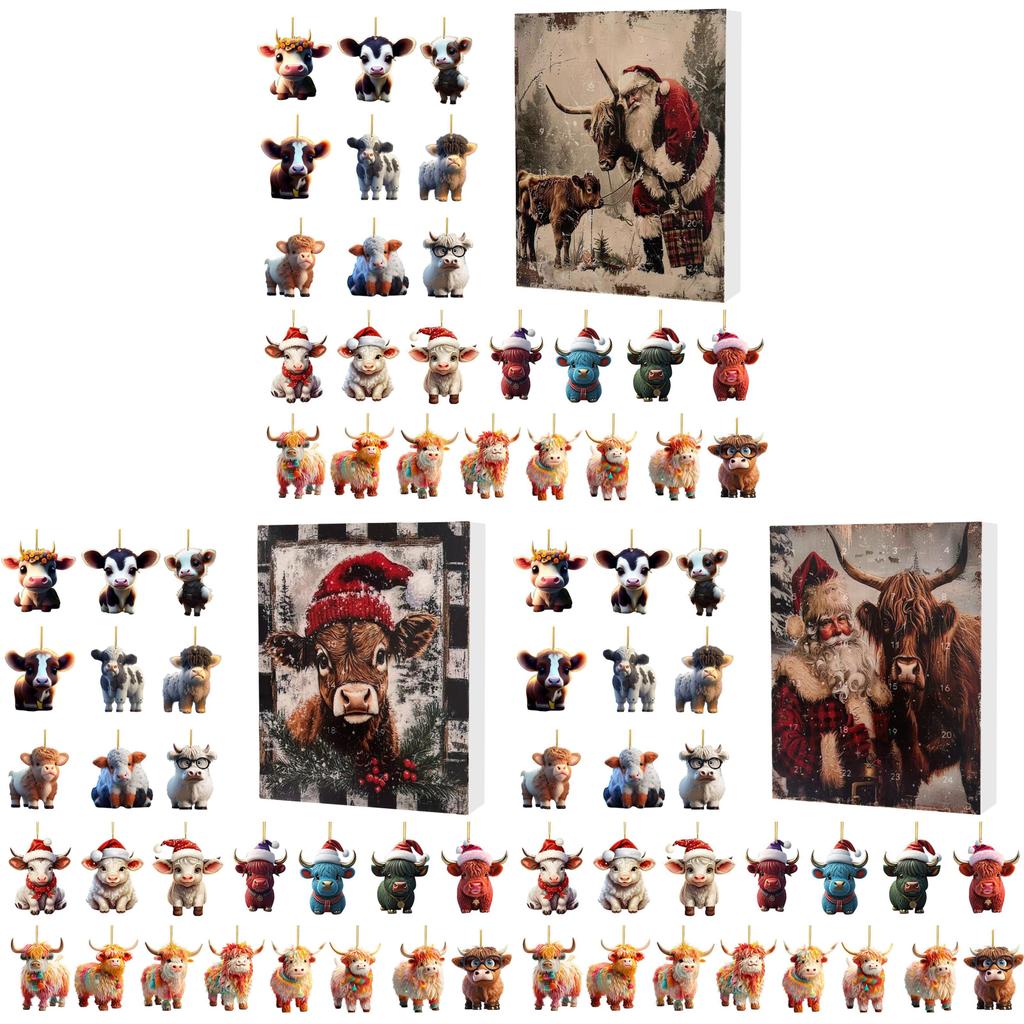 Weihnachts-Blindbox-Kreationen Mit Yak Acryl Hängedekoration Für Feiertagsgeschenke