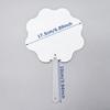 WTEMPO Heat Sublimation Handheld Blank Fans DIY Double-sided Painted Fans for Summer Outdoor Activity Party Decor Fans for Wedding Birthday Christmas