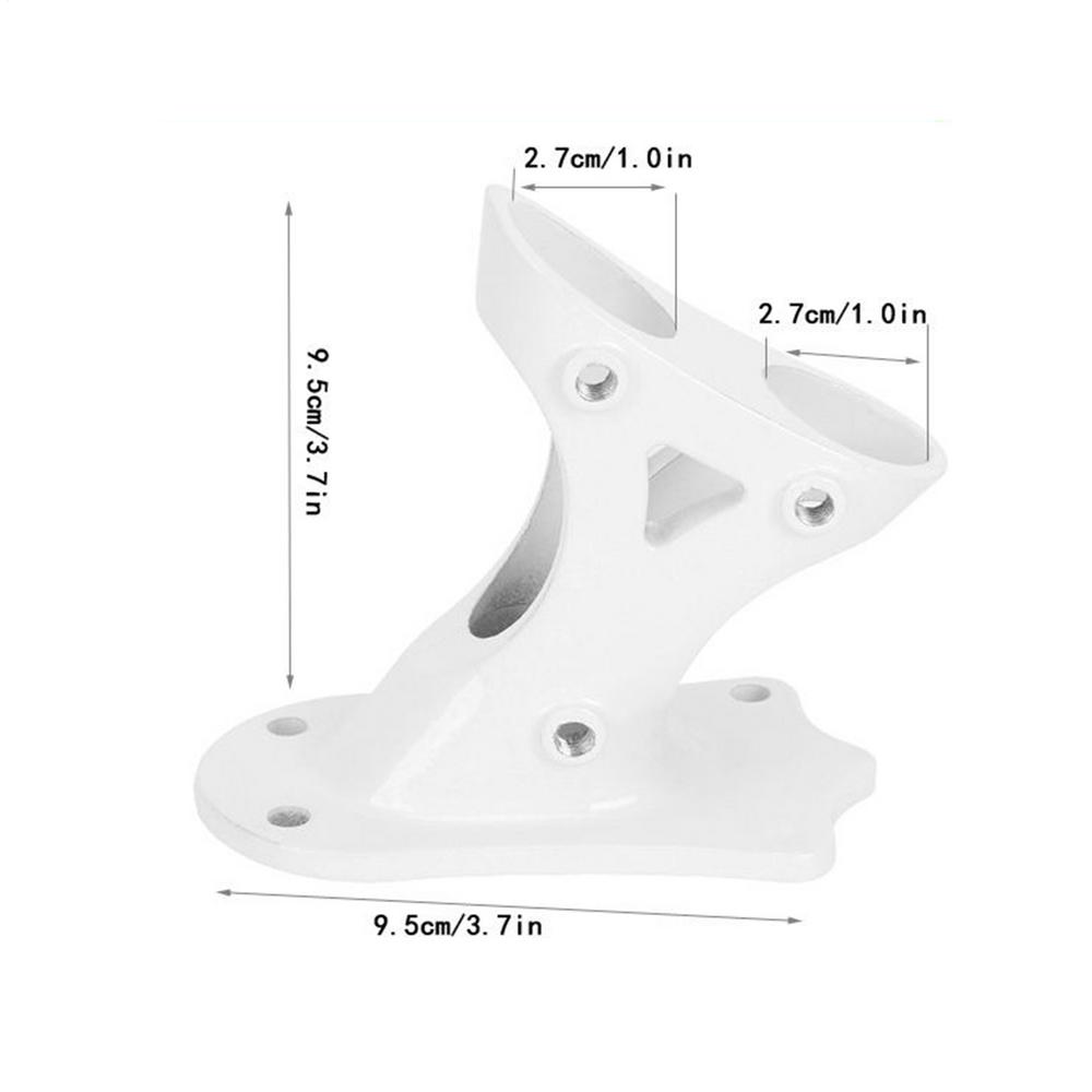 Outdoor Flag Holder Mounting Brackets Aluminum Alloy Heavy Duty Holder Metal Base Stand Heavy Duty Wall Mount For Outdoor Use