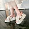 High Sense Foreign Trade Sandals Women's Summer Beautiful Women's Shoes Non-slip Deodorant Slippers 2025 New