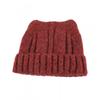 Thick Knit Cat Ear Beanie Hat Women Warm Protection Oversized Fit Slimming Face Effect
