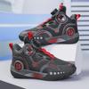 Men's Breathable Summer Basketball Shoes with Rotating Button for Youth and Students