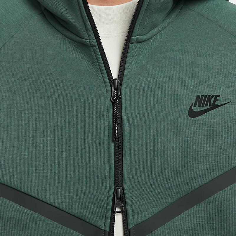 Nike Tech Comfortable Hooded Long Sleeve Jacket Men Jackets Green Black HV0950338