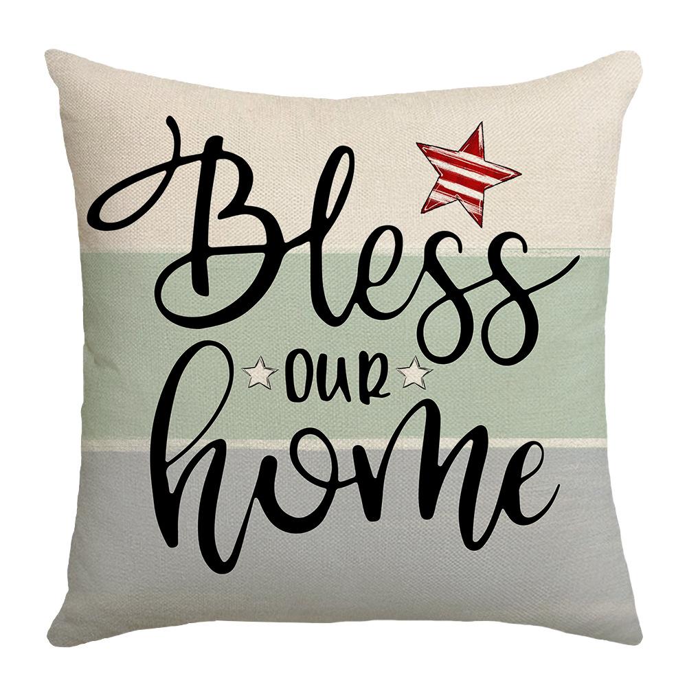 

Polyester Pillow Cover Bedside Pillow Cover Home Decoration Casual Pillow Cover Living Room Sofa Cushion Cover 45 * 45Cm (excluding pillow core)