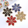 Sparkling Rhinestone Sequin Patch Flowers Star Iron On Ironing Stickers Crystal Applique For Jeans Dress Clothing Decoration Diy