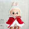 Clothes for 17cm Labubu Fashion Clothes Cape Bibs Cozy Miniature Clothes Doll Mini Fashion Accessories