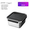 304 Stainless Steel Square Food Storage Container