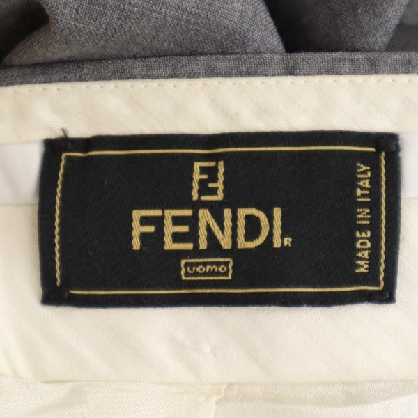 FENDI Made in Italy wool Slacks pants 50 Gray Men's Used