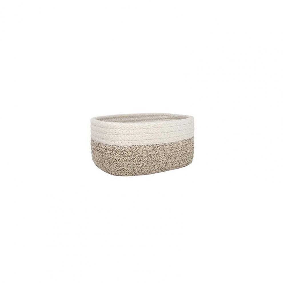Sturdy Storage Basket for Office Container Cotton Rope Woven Basket Home 3170₽