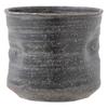 Marui Pottery Shigaraki Ware Hechimon Rock Cup, Approx. 360ml Capacity, Black Steel, MR-3-4347