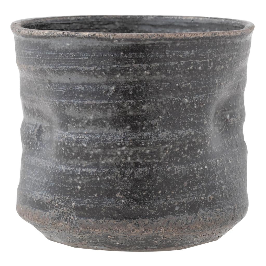 Marui Pottery Shigaraki Ware Hechimon Rock Cup, Approx. 360ml Capacity, Black Steel, MR-3-4347