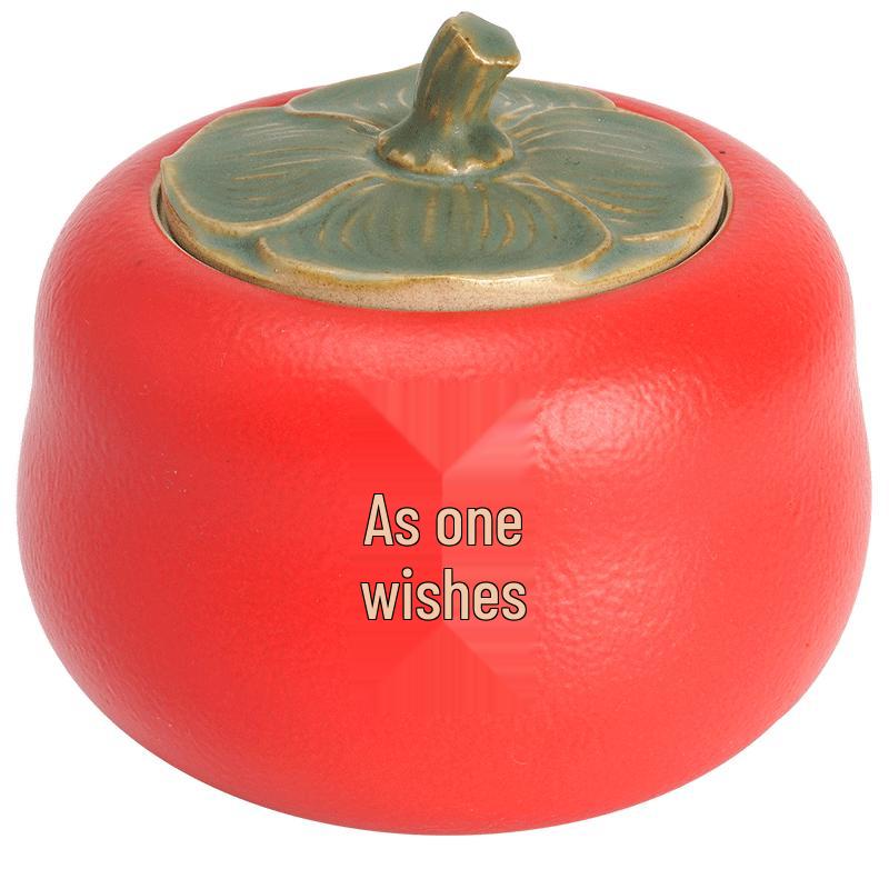 Edenus Ceramic Ruyi Tea Caddy