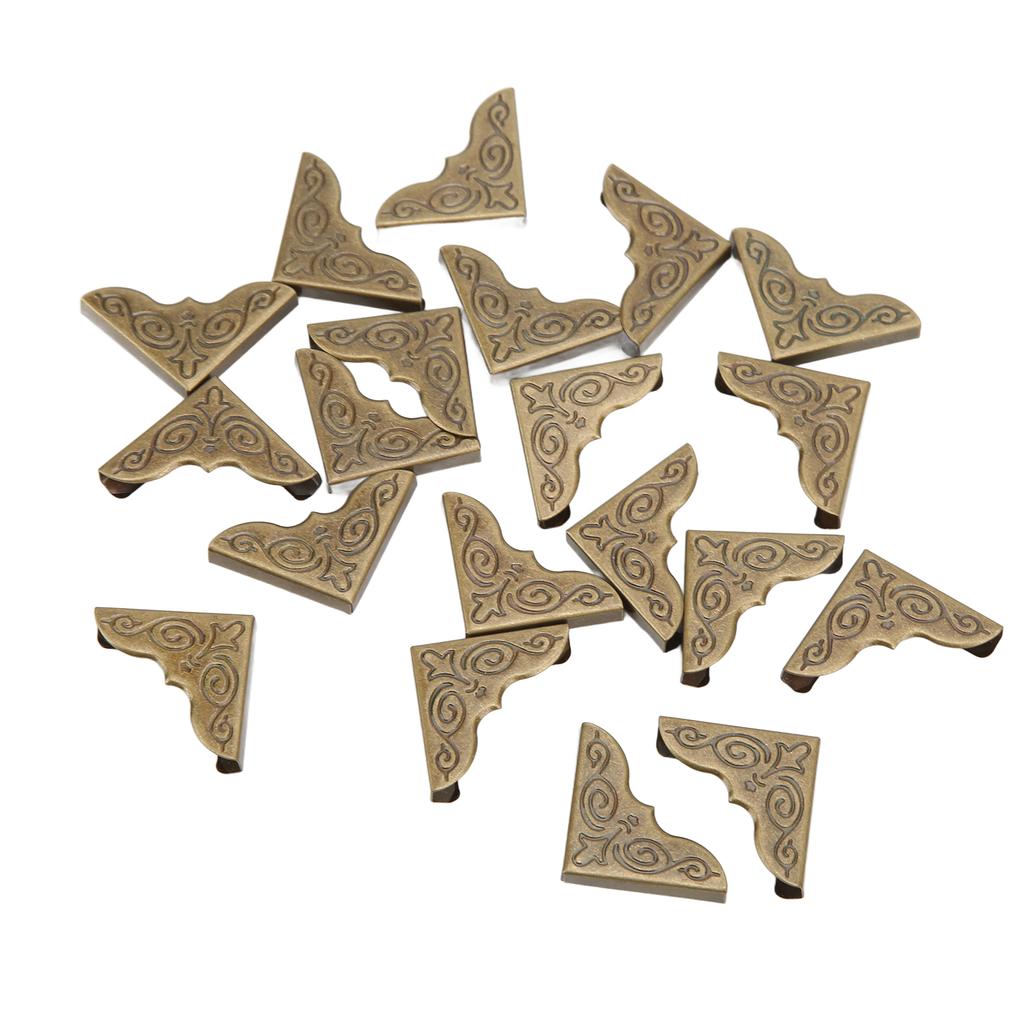 100Pcs Book Corner Protectors Vintage Appearance Premium Metal High Hardness Wide Application Metal