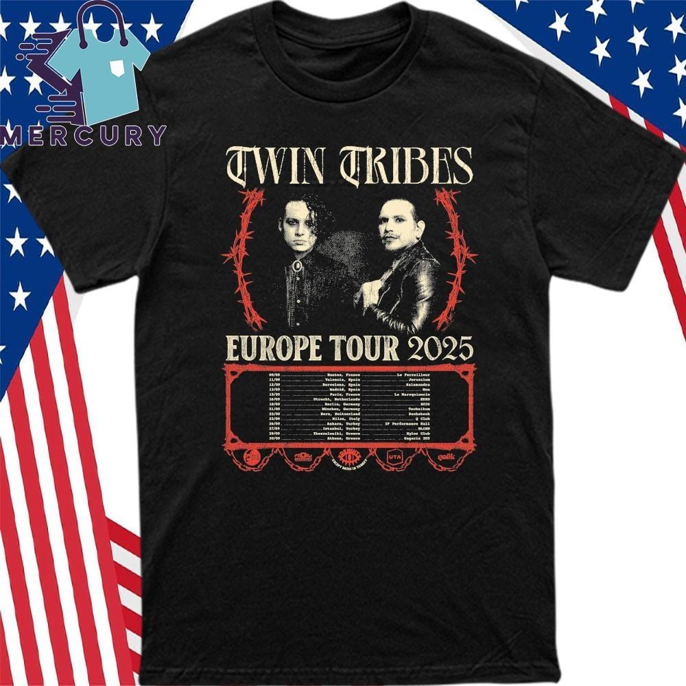 Twin Tribes 2025 European 2025 Tour Shirt Unisex T-Shirt L