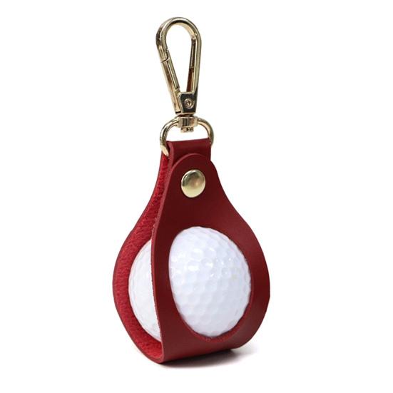 Skórzany Uchwyt na Piłeczki Golfowe Przenośna Torba na Pasek z Klamrą ze Stopu Cynku Akcesoria Golfowe Mężczyźni Kobiety Prezent dla Golfera