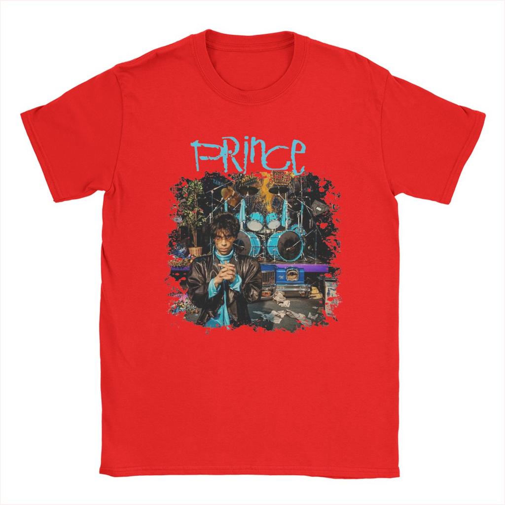 Magliette Novità Prince Rogers Nelson da Uomo Girocollo 100% Cotone Manica Corta T-Shirt Abbigliamento Taglie Forti