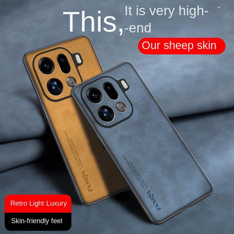 Plain leather comfortable suede case For OPPO Find X9 Pro find x9 X8 Ultra X8s + X8 Ultra X7 X6 Pro Slim Lens protect Cover