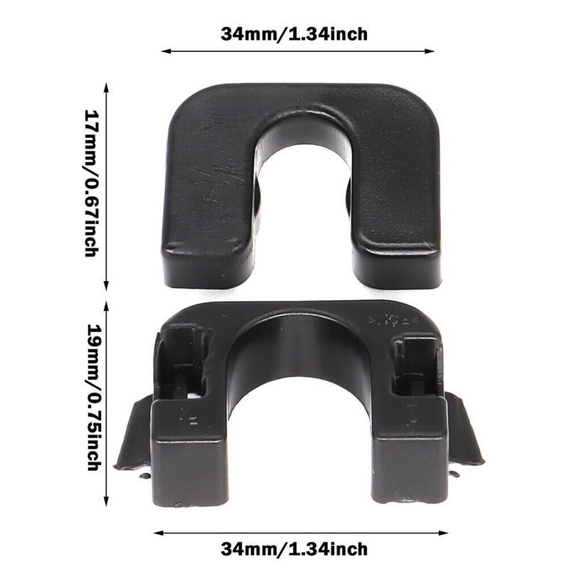 2pcs/Set Rear Parcel Shelf Hook Clips Boot Trunk Cover For Ford Fiesta Focus B-MAX C-MAX Mondeo Nissan Qashqai J10 8A6146698AA