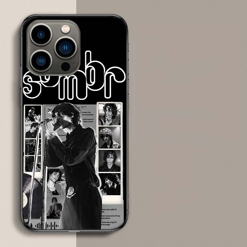 Singer S-Sombr Phone Case For Iphone 17 Air 15 Pro 14 Plus 16 Pro Max 12 13 Mini 11 16E X XS Cover Cute Fundas