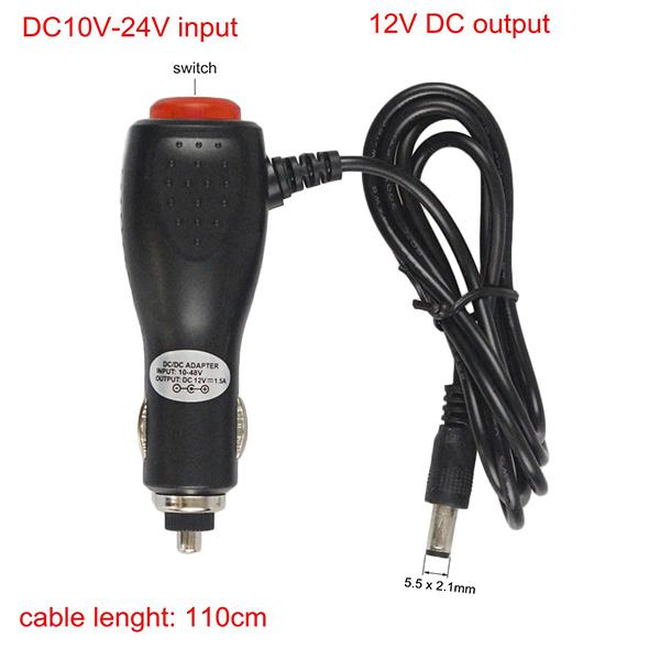 

SMALUCK DC 12V-24V 4.3inch TFT LCD Car Monitor Display 4 Pin IR Night Vision Rear View Camera for Bus Truck RV Caravan Trailers car charger