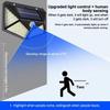100 Led Solar Wall Lights Pir Motion Sensor Wall Light Outdoor Waterproof Ip65 Solar Powered For Fence Post Yard Pathway