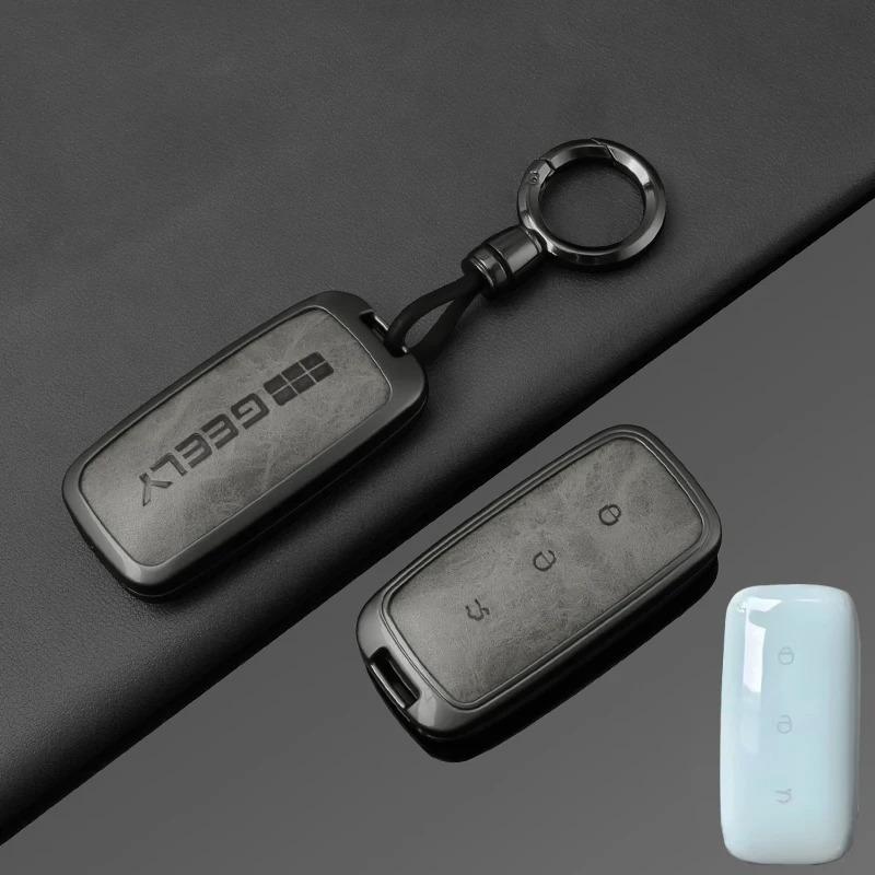Car Key Case Remote Decoration Cover Auto Accessories For Geely Galaxy EX5 E5 Cityray L6 L7 EMI Proton e.MAS 7 5 E8 Starry 8