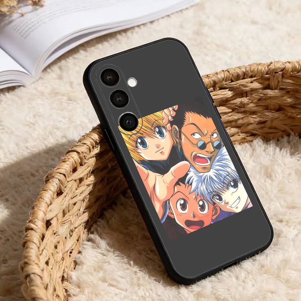 Gon & Killua Hunter X Hunter Phone Case For Samsung Galaxy A13,21s,22,31,32,52,53,71,72,73,Soft Black Cover