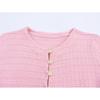 Kaslead New Women Clothes Western Style Fashion Simple Laminated Decoration Long Sleeve Knitted Outerwear
