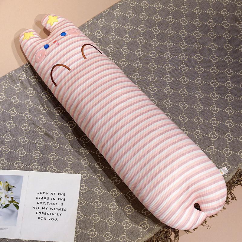 Cartoon Strip Long Pillow For Sleep And Relaxation With Pp Cotton Filling For Women And Children