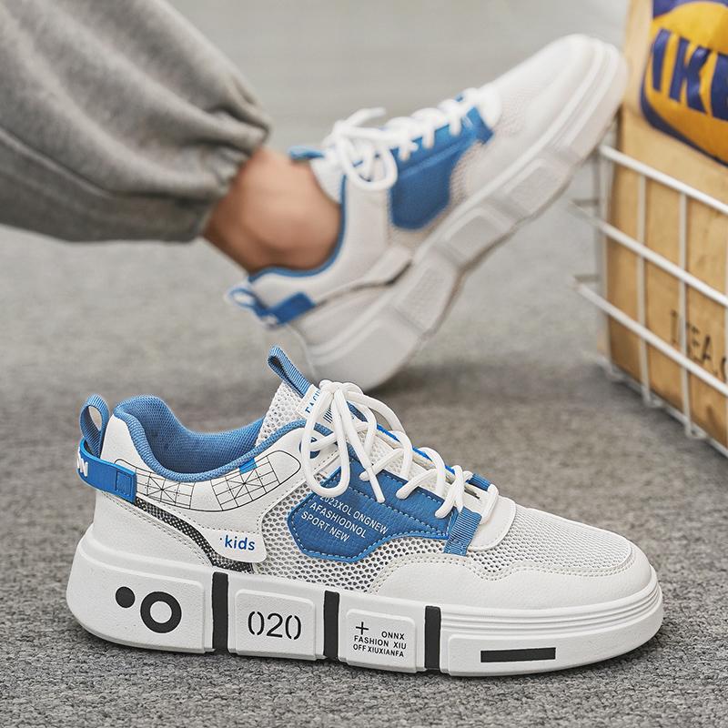 New Men's Shoes Summer Breathable Mesh Surface All-match Board Shoes Student Sports Leisure Children's Fashion Shoes