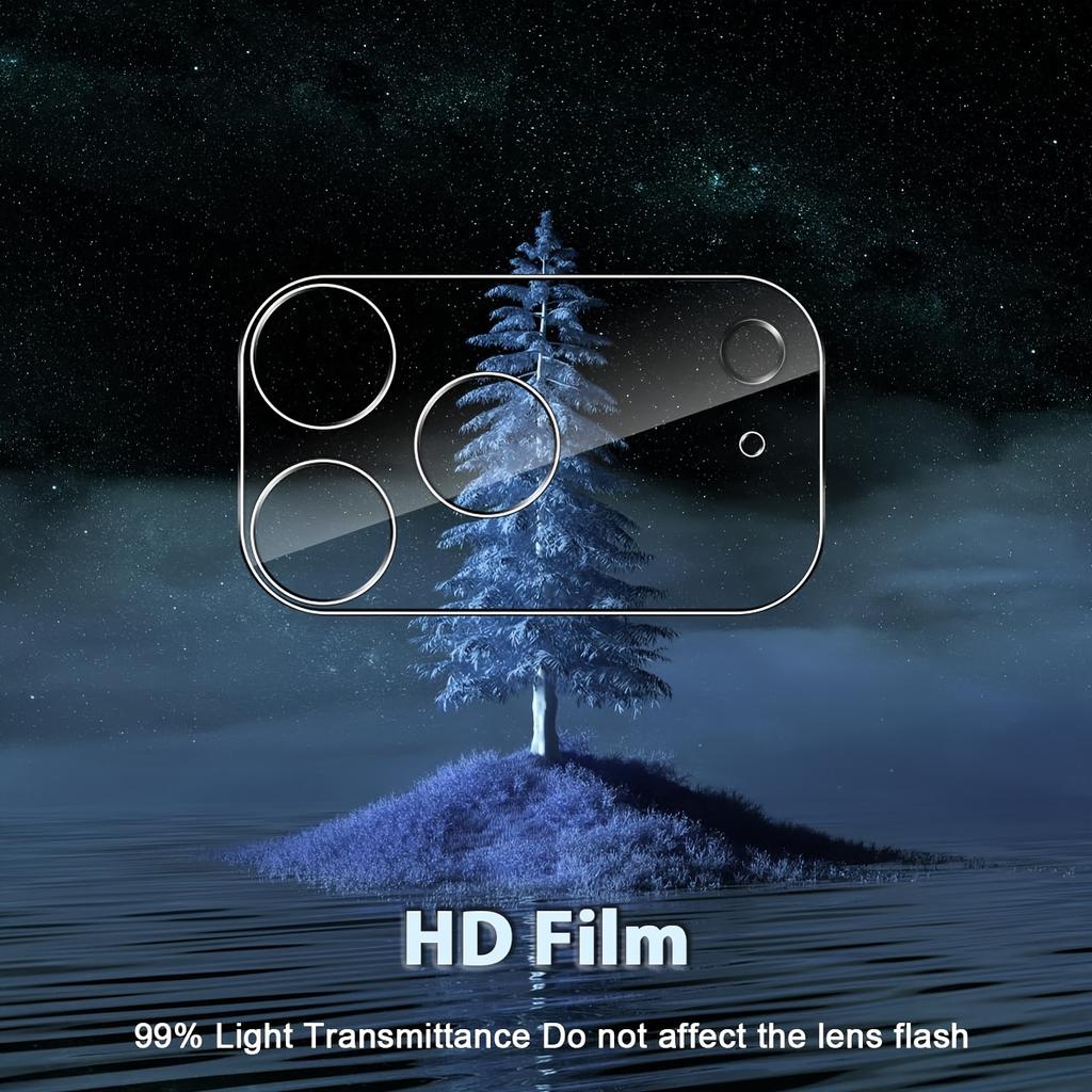 3Pcs Camera Lens Protector Glass For iPhone Duo 18 Pro Max 17 16 15 14 13 12 11 Pro Max 16 15 14 Plus 13 12 Mini Full Cover Film 4