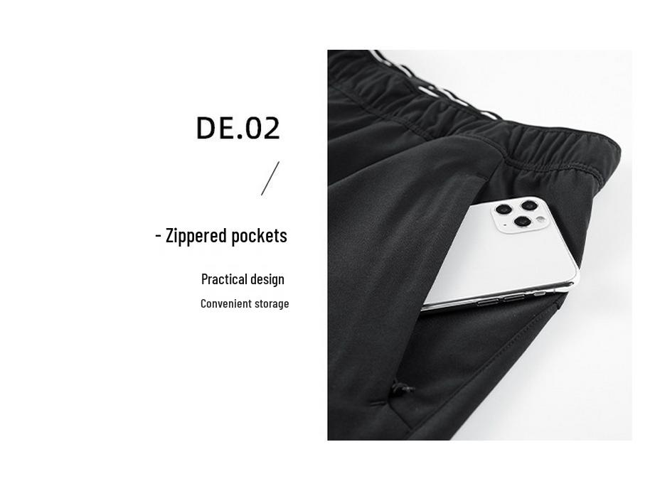 Men's Autumn/Winter Outdoor Windbreaker Softshell Pants - Fleece-Lined, Warm, Breathable, Straight-Leg Design.
