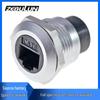 RJ45 CAT6 Round Female Module Connector for Data Network Extension Panel