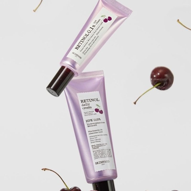 Black Cherry Retinol Daily Cream + Eye Cream Set