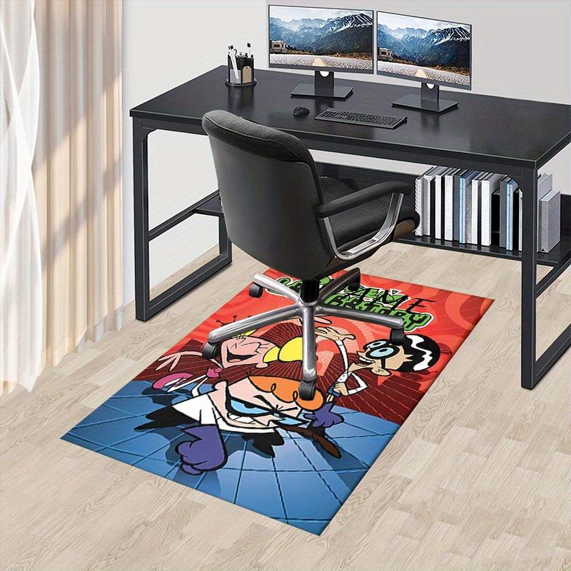 ART Dexter's Laboratory Office Carpet Soft Polyester Entrance Carpet Washable Non Slip Machine Washa